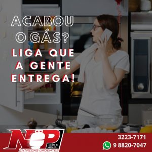 Leia mais sobre o artigo Acabou o gás? Liga que a gente entrega