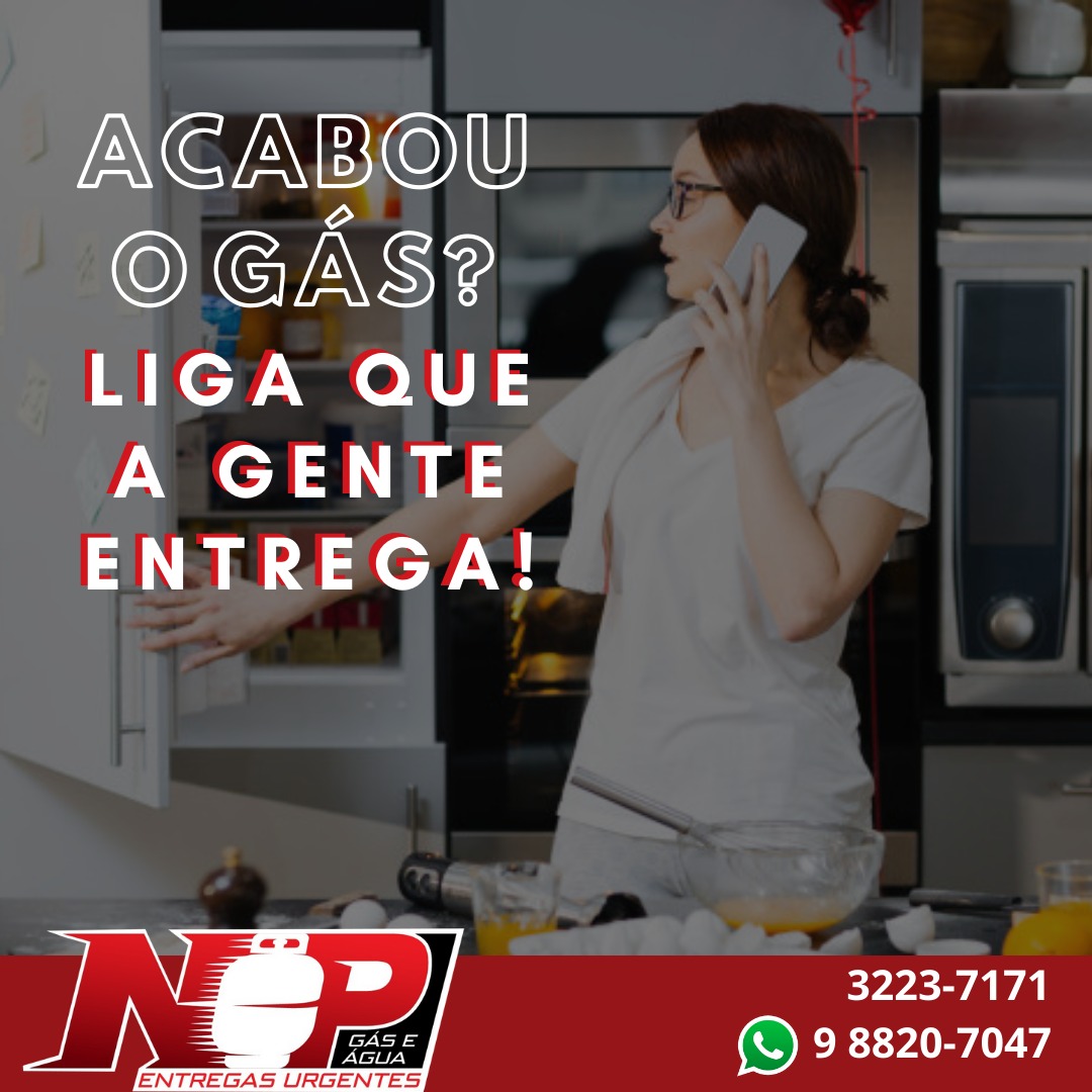 Leia mais sobre o artigo Acabou o gás? Liga que a gente entrega