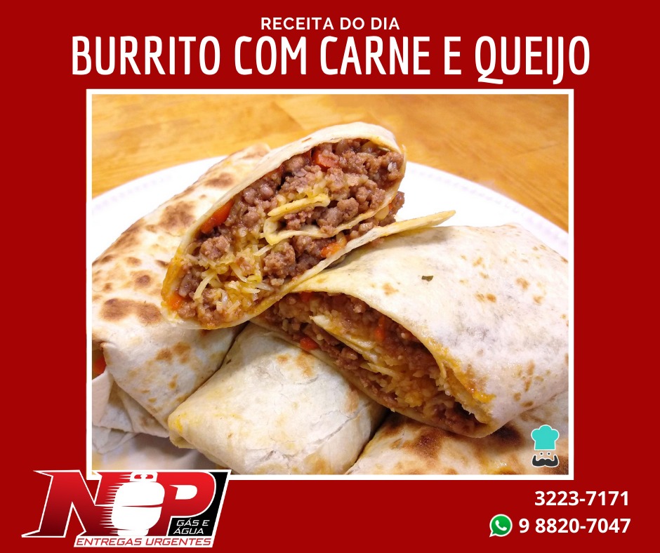 Leia mais sobre o artigo Burrito com carne e queijo