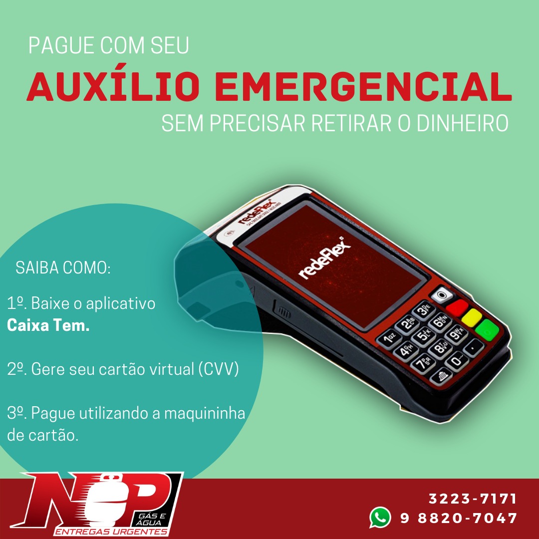 No momento, você está visualizando Pague com seu Auxílio Emergencial