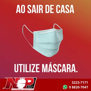 Leia mais sobre o artigo Ao sair de casa utilize máscara