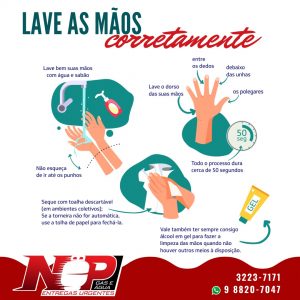 Leia mais sobre o artigo Lave as mãos corretamente