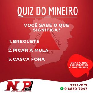 Leia mais sobre o artigo Quiz do Mineiro