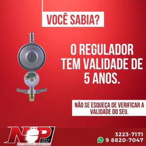 Leia mais sobre o artigo O regulador tem validade de 5 anos