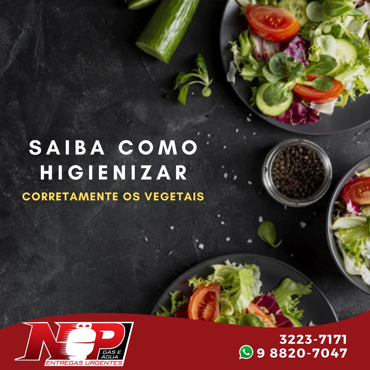 No momento, você está visualizando Saiba como higienizar corretamente os vegetais