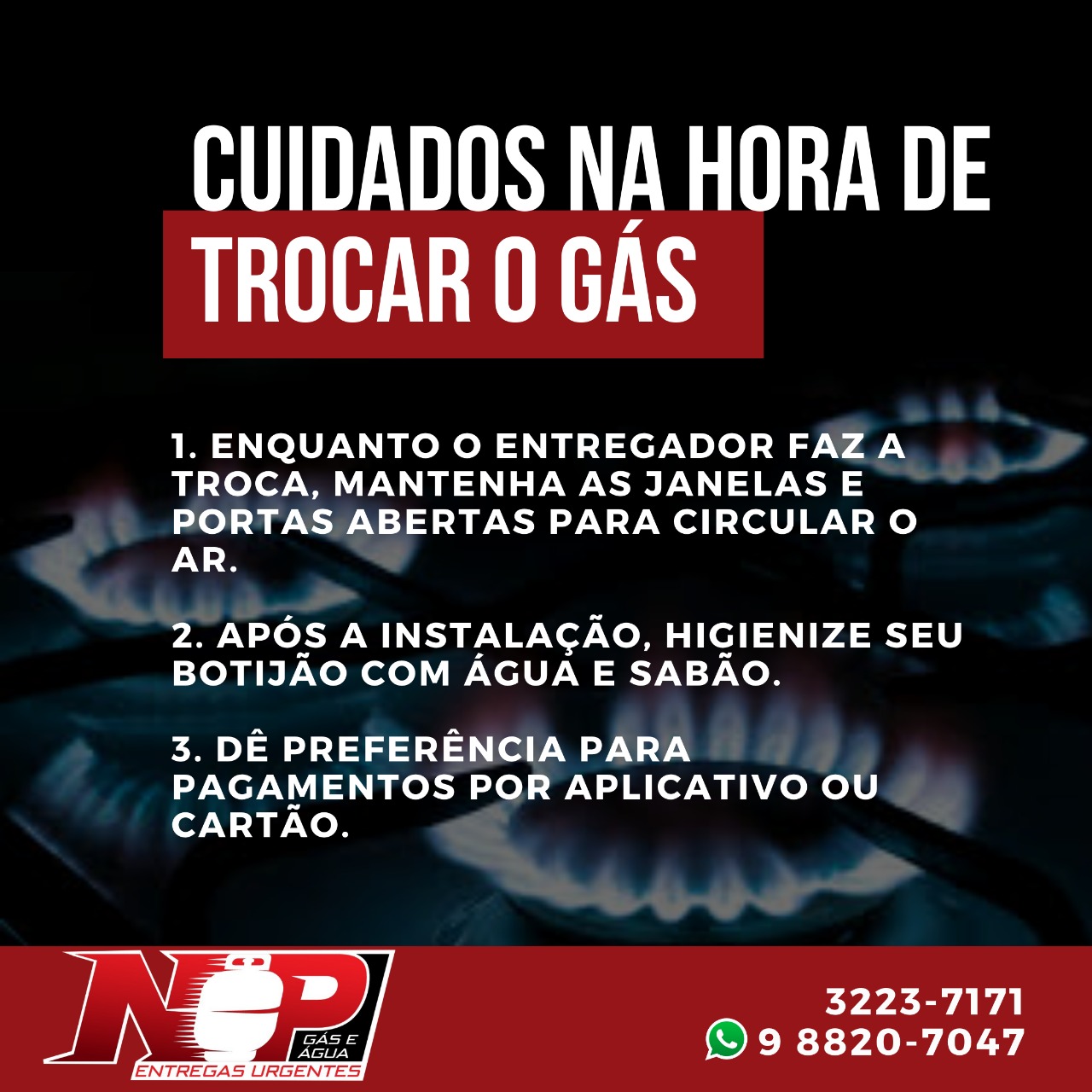 No momento, você está visualizando Cuidados na hora de trocar o gás