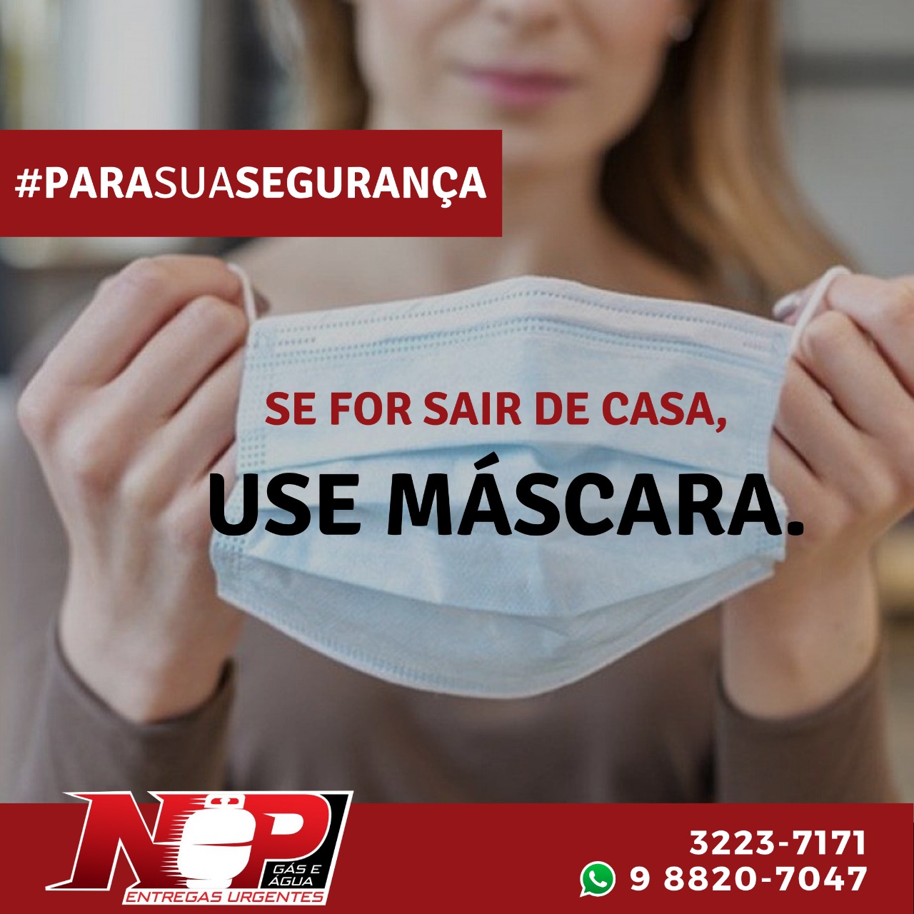 Leia mais sobre o artigo Se for sair de casa, use máscara