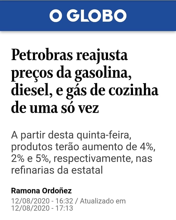 Leia mais sobre o artigo Petrobras reajusta preços da gasolina, diesel, e gás de cozinha de uma só vez