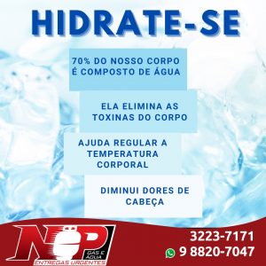 Leia mais sobre o artigo Hidrate-se