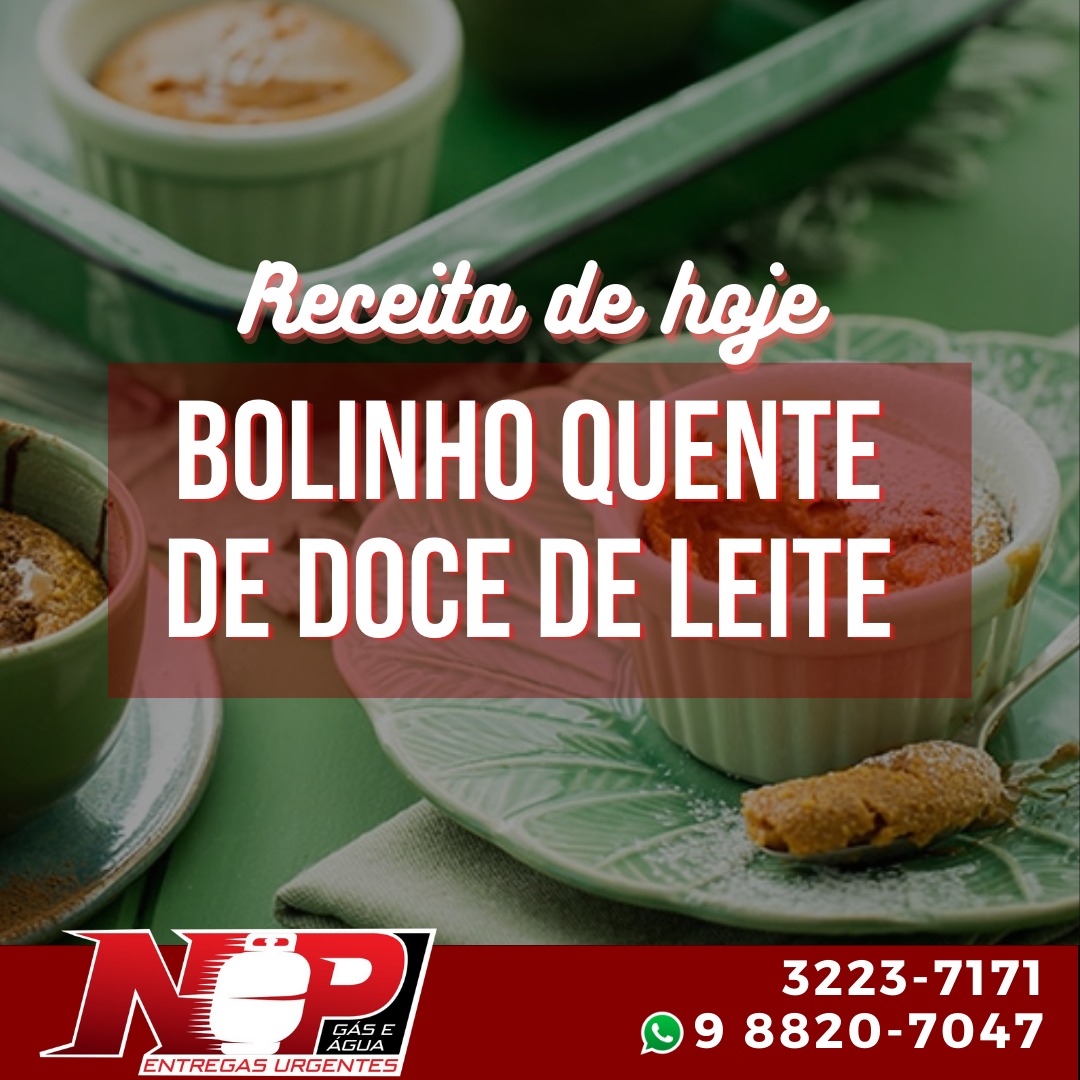 Leia mais sobre o artigo Bolinho Quente de Doce de Leite