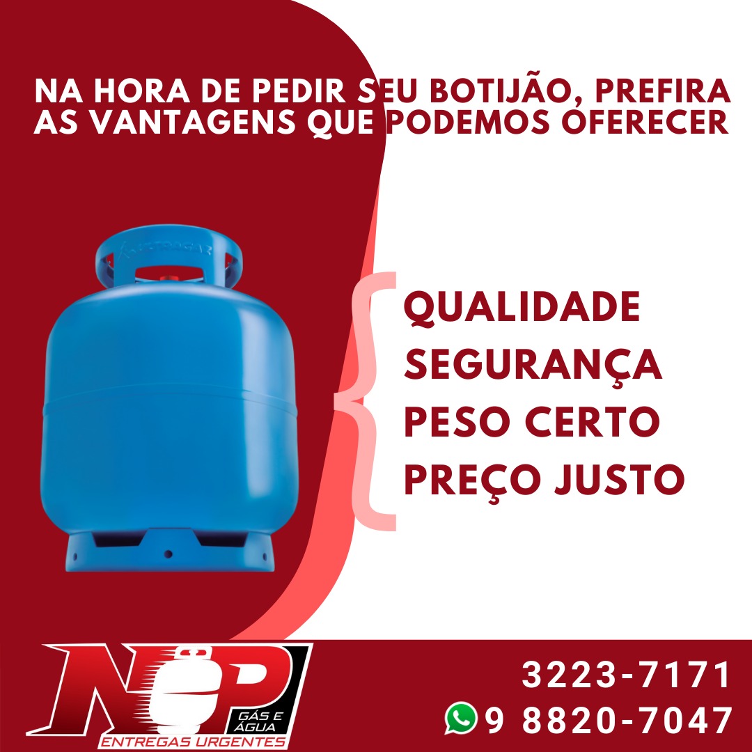 Leia mais sobre o artigo Na hora de pedir seu botijão, prefira as vantagens que podemos oferecer