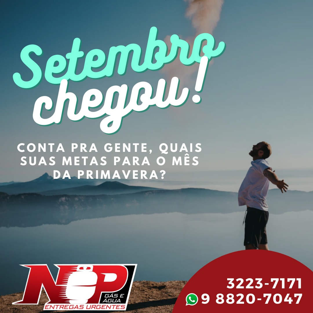 No momento, você está visualizando Setembro chegou!