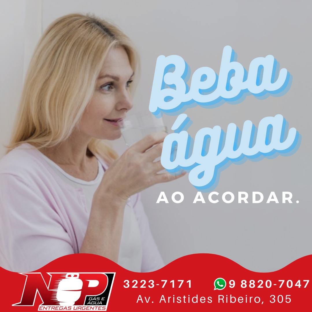 Leia mais sobre o artigo Beba Água ao acordar