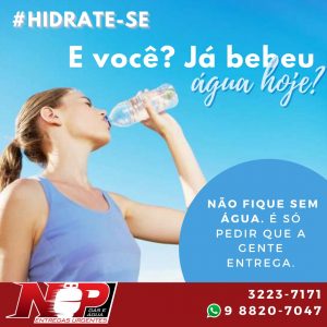 Leia mais sobre o artigo E você? Já bebeu água hoje?
