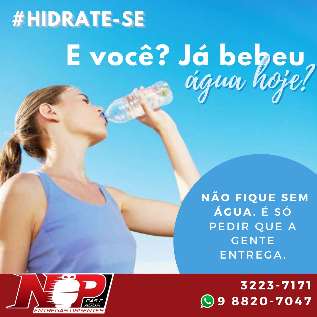Leia mais sobre o artigo E você? Já bebeu água hoje?