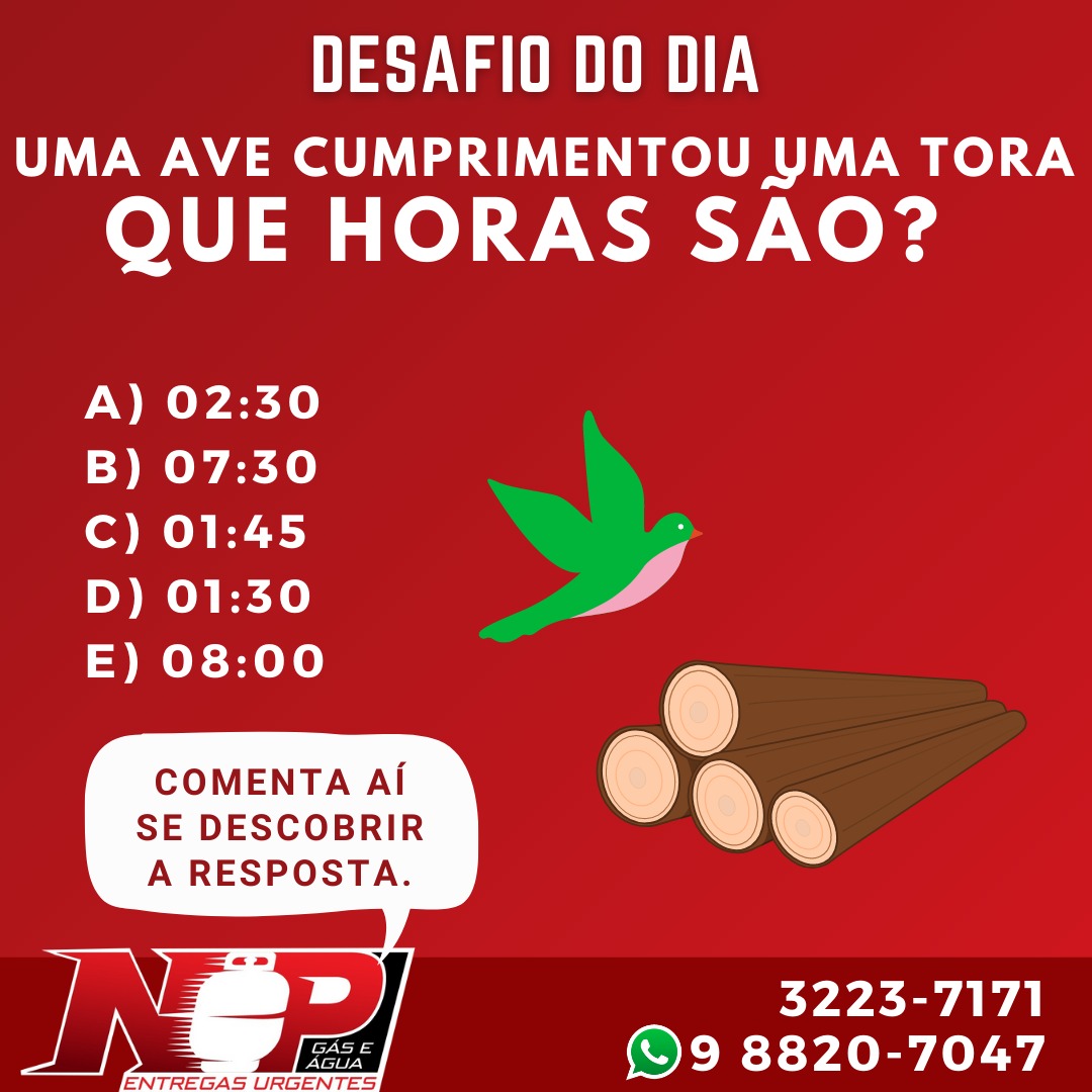 Leia mais sobre o artigo Desafio do Dia