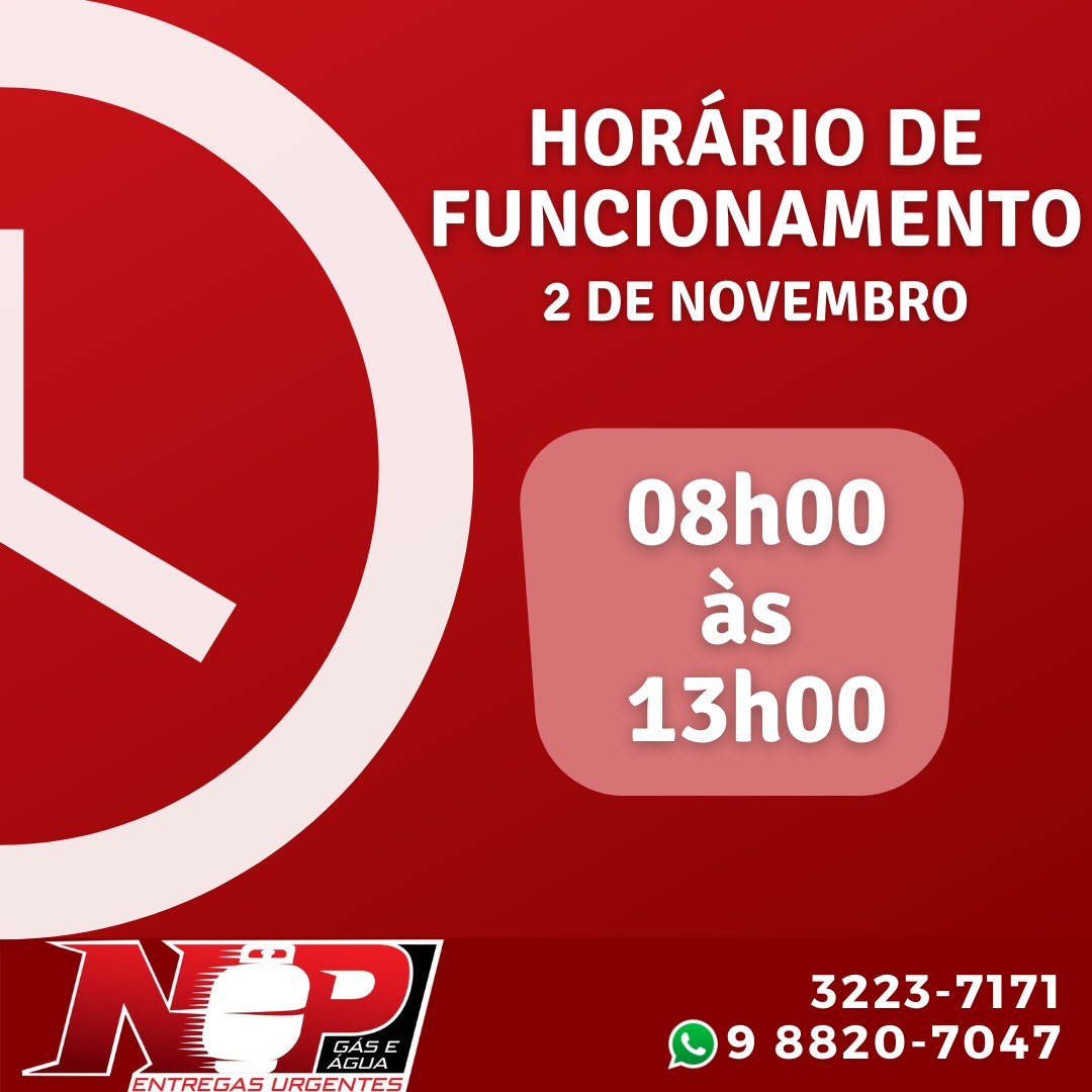 Leia mais sobre o artigo Horário de Funcionamento
