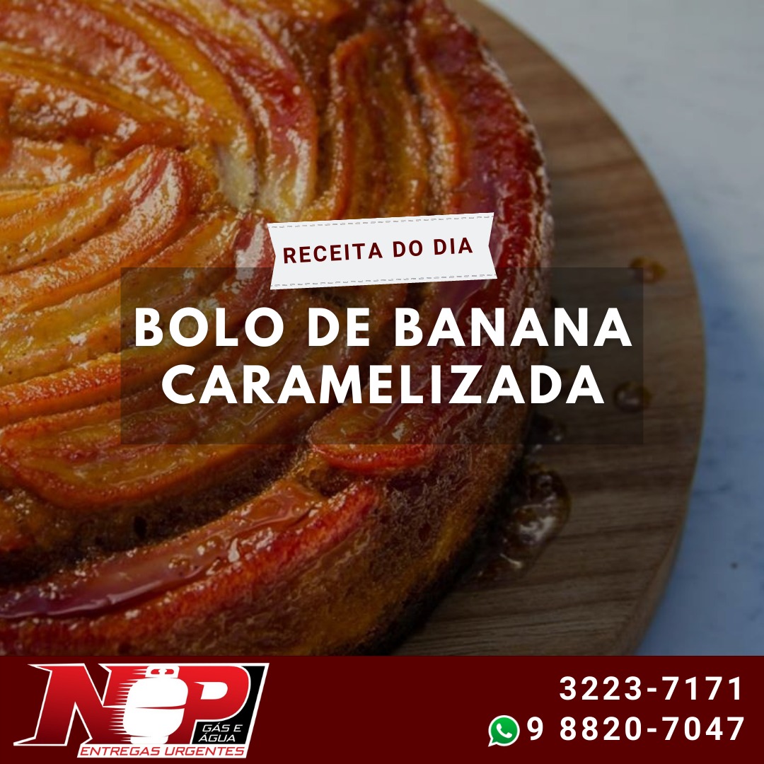 Leia mais sobre o artigo Bolo de Banana Caramelizada