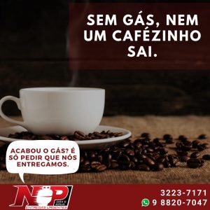 Leia mais sobre o artigo Sem gás, nem cafezinho sai