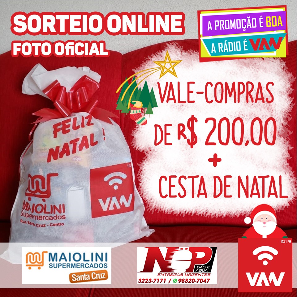 Leia mais sobre o artigo SORTEIO DE NATAL