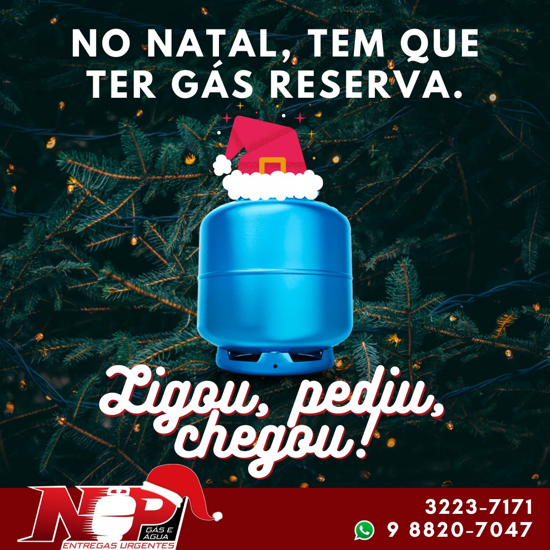 Leia mais sobre o artigo No Natal, tem que ter gás reserva