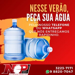 Leia mais sobre o artigo Nesse verão, peça sua água!