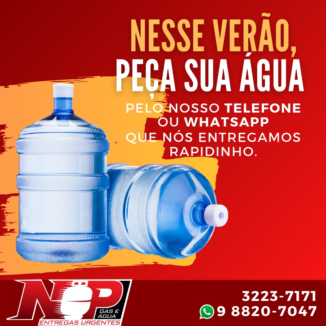 No momento, você está visualizando Nesse verão, peça sua água!