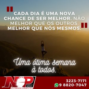 Leia mais sobre o artigo Ótima Semana à Todos!