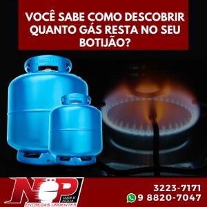 Leia mais sobre o artigo Você sabe como descobrir quanto gás resta no seu botijão?