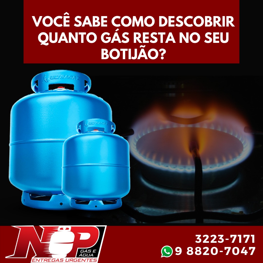 Leia mais sobre o artigo Você sabe como descobrir quanto gás resta no seu botijão?