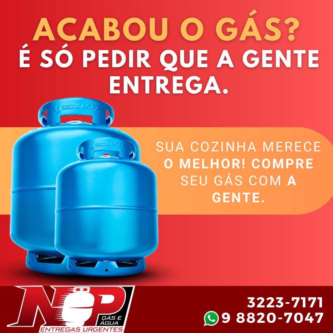 Leia mais sobre o artigo Acabou o Gás? É só pedir que a gente entrega!