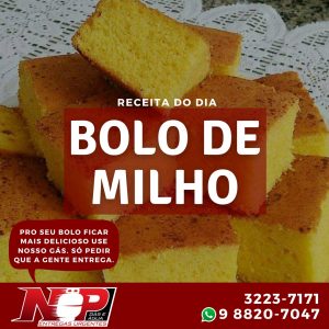 Leia mais sobre o artigo Receita do Dia – Bolo de Milho