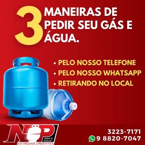 Leia mais sobre o artigo Três maneiras de pedir Gás e Água!!