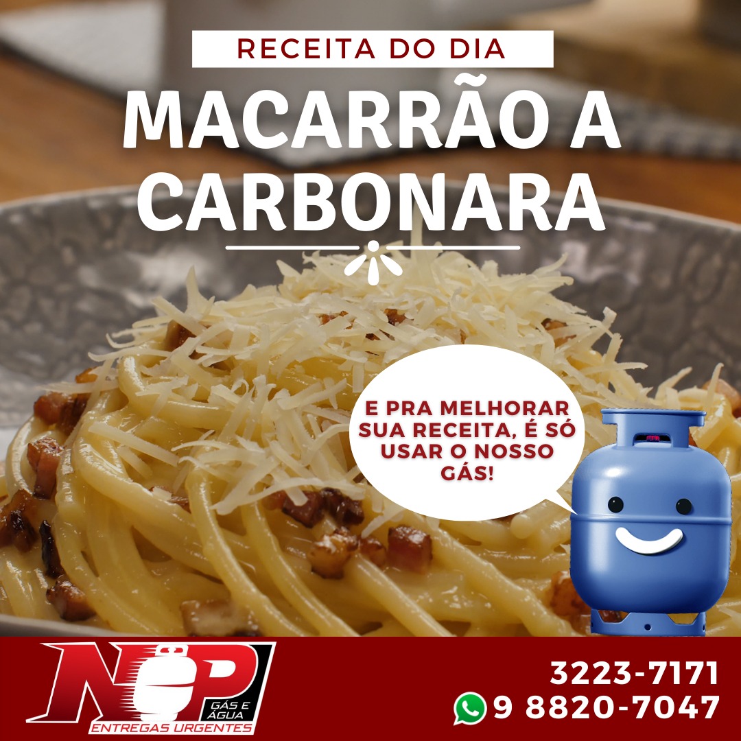 Leia mais sobre o artigo Macarrão a Carbonara – Receita do dia