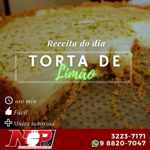 Leia mais sobre o artigo Receita do Dia – Torta de Limão