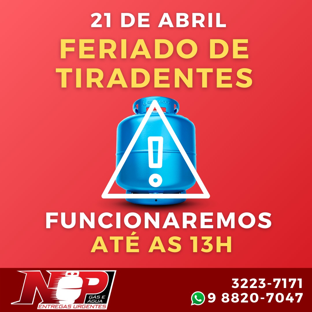 Leia mais sobre o artigo Feriado de Tiradentes!