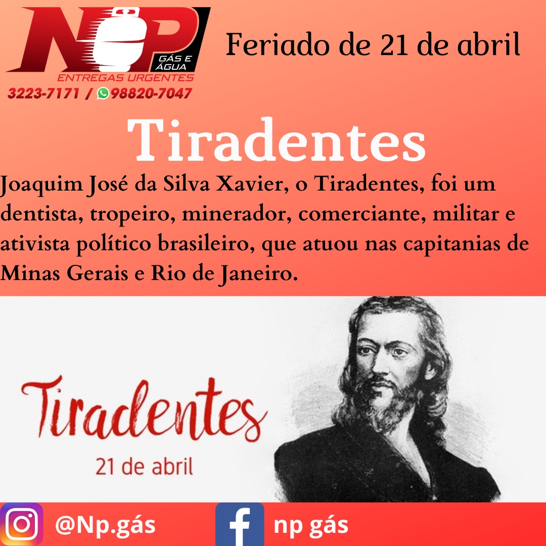 Leia mais sobre o artigo Tiradentes!