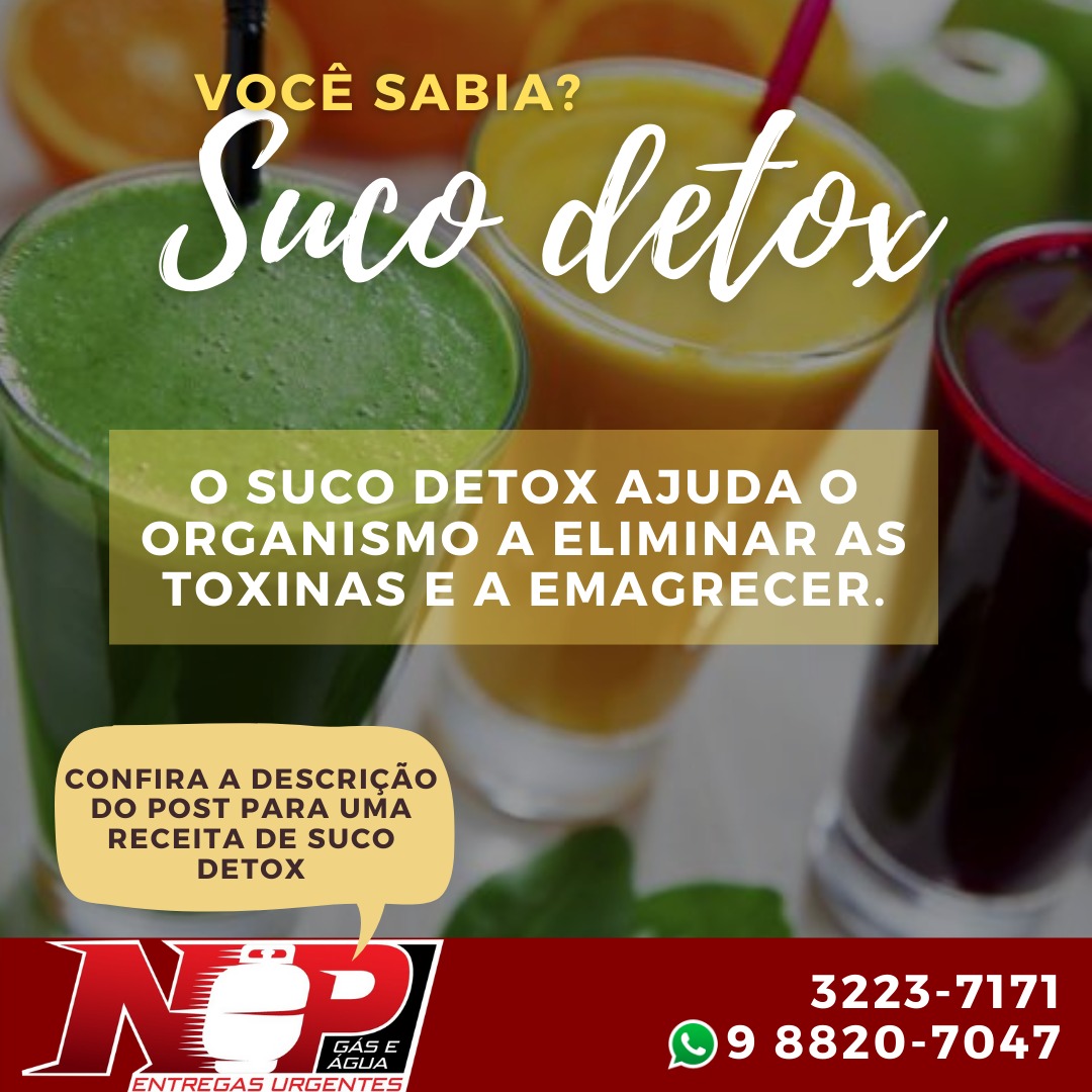 Leia mais sobre o artigo Receita de Suco Detox
