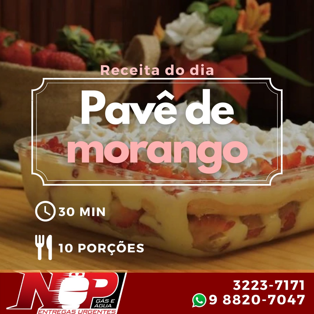 Leia mais sobre o artigo Pavê de Morango!