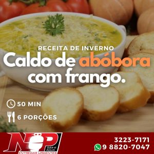 Leia mais sobre o artigo Caldo de Abóbora com Frango.