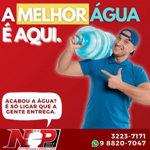 Leia mais sobre o artigo NP Tem a melhor água da cidade!!!