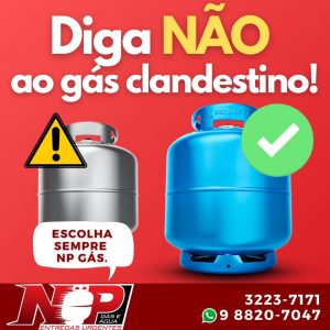 Leia mais sobre o artigo Diga Não ao Gás Clandestino!
