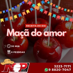 Leia mais sobre o artigo Receita Maçã do amor