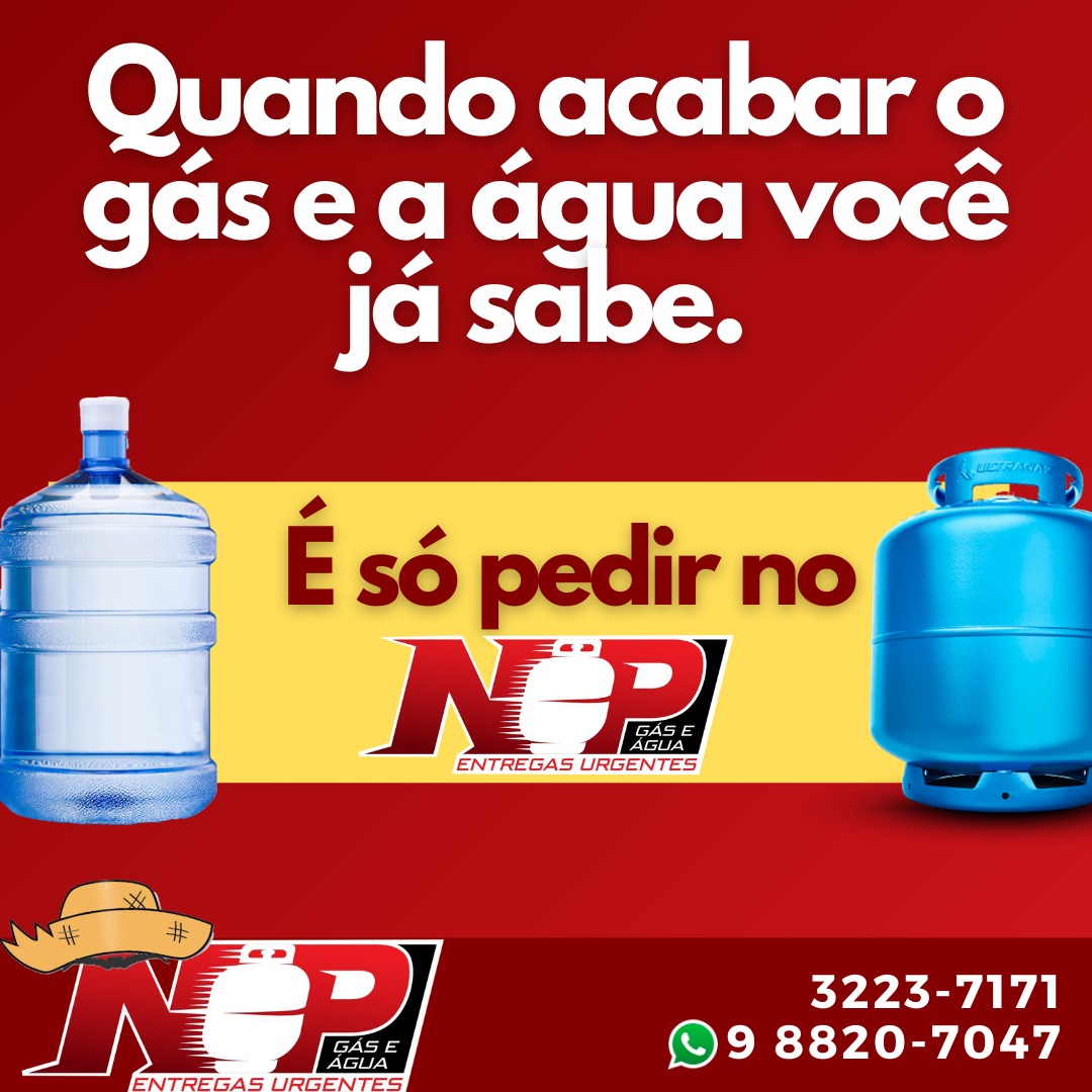 No momento, você está visualizando Quando acabar o gás e a água já sabe!