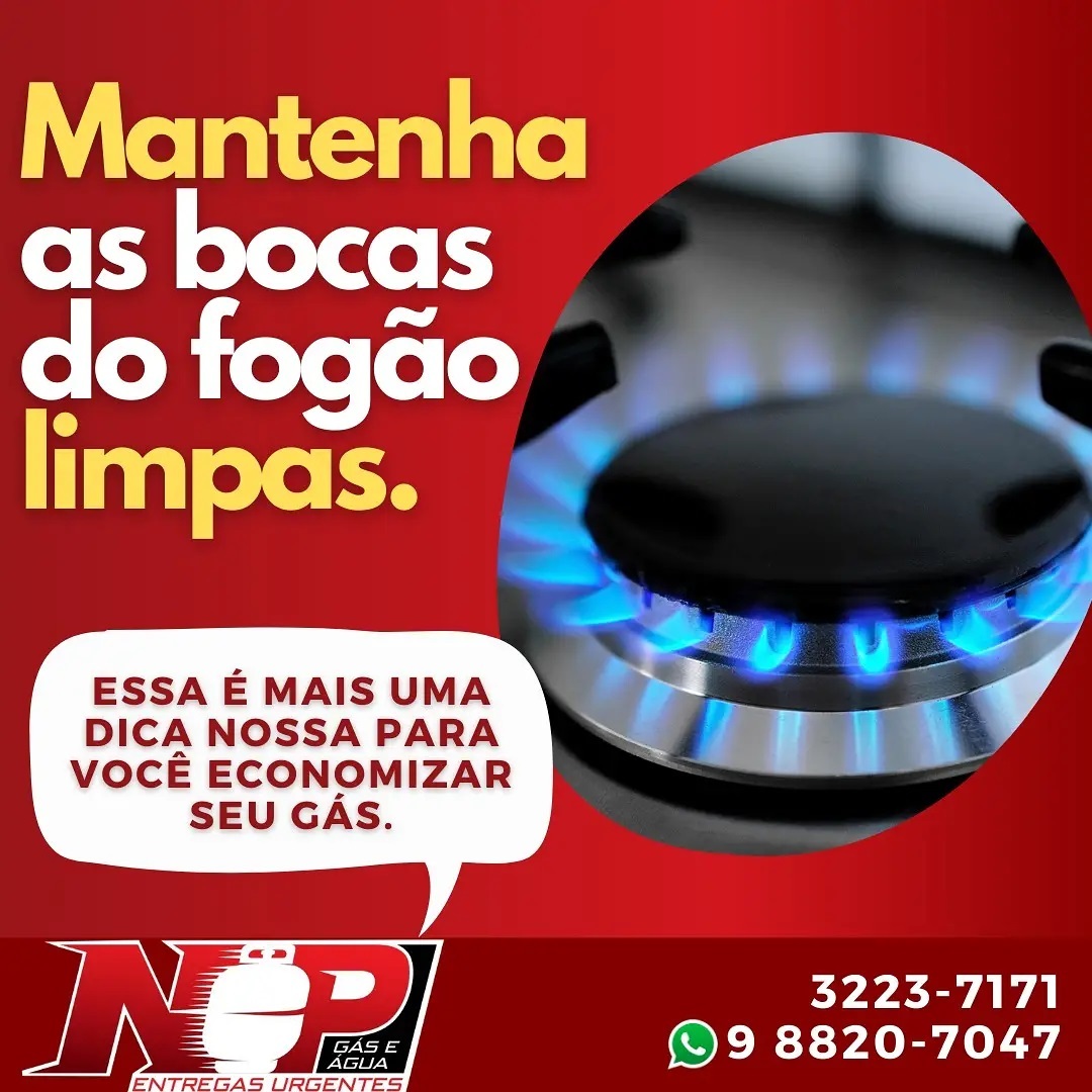 Leia mais sobre o artigo Para economizar, ao limpar o fogão faça limpeza das bocas, de forma a garantir que nenhuma sujeira obstrua a passagem do gás!
