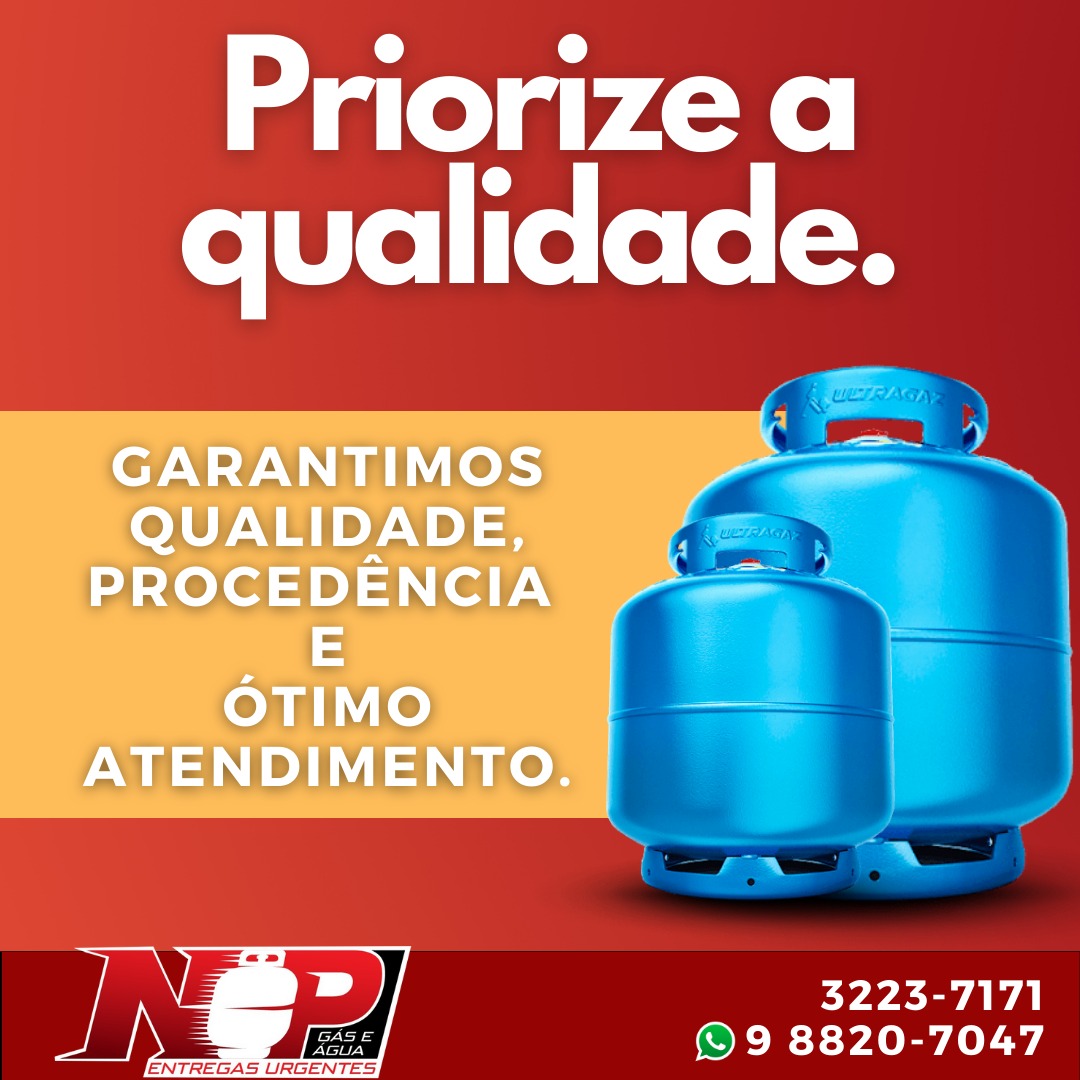 Leia mais sobre o artigo Aqui na NP gás você encontra essa qualidade, além de excelente atendimento. Esperamos vocês!