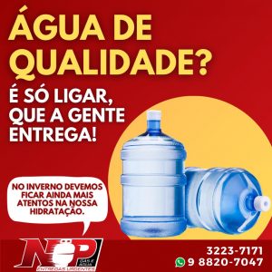 Leia mais sobre o artigo Nesse inverno é muito importante beber água. Hidrate-se até no frio!