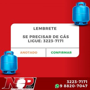 Leia mais sobre o artigo Se precisar de gás ligue pra gente!!