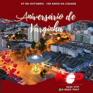 Leia mais sobre o artigo PARABÉNS VARGINHA!