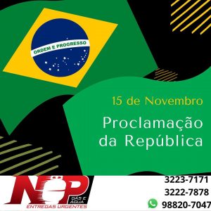 Leia mais sobre o artigo PROCLAMAÇÃO DA REPUBLICA!
